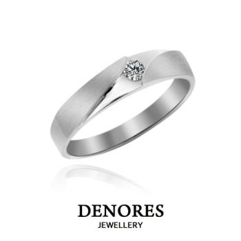 DENORES Sunshine 10分天然真鑽戒指(男)