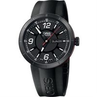 ORIS TT1 Day Date 陶瓷極速機械腕錶-橡膠錶帶/43mm 0173576514764-0742506B