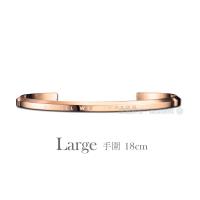 DW Daniel Wellington / DW00400001 / Large 典雅精緻拋光設計不鏽鋼手鐲 玫瑰金色 18cm