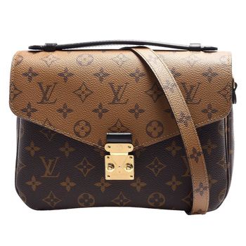 LV M41465 METIS系列經典Monogram雙色手提/斜背郵差包
