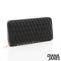 Diana Janes 小羊皮時尚抓皺女夾