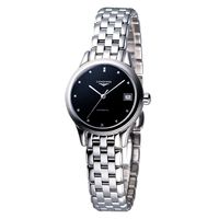LONGINES 旗艦系列真鑽機械錶女錶-黑 L42744576