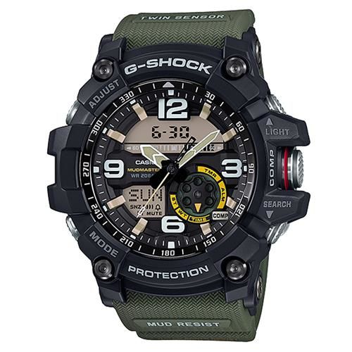 G-SHOCK 極限大陸雙傳感器防塵泥休閒運動錶 GG-1000-1A3