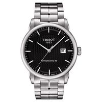 TISSOT LUXURY 動力儲存80機械腕錶-黑x銀/41mm T0864071120102