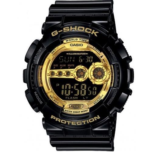 G-SHOCK 高亮眼超個性強悍休閒錶 GD-100GB-1