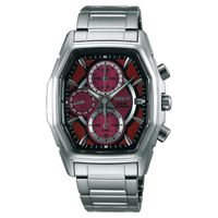 WIRED SOLAR 疾風飆速太陽能計時腕錶-紅/37mm V176-0AJ0R(AY9003X1)
