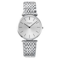 LONGINES 浪琴 La Grande 嘉嵐系列石英錶-銀/36mm L47554726