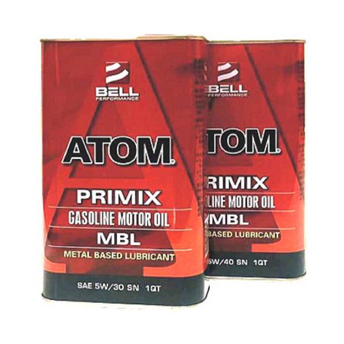 美國貝爾BELL---ATOM MBL MOTOR OIL 最新高科技長效修護配方全合成機油 5W40 SN【汽油車專用】4入