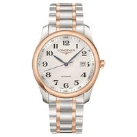 LONGINES 浪琴 Master 巨擘系列機械腕錶-銀x雙色版/40mm L27935797