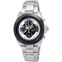 SEIKO 精工 / 7T62-0HB0S / 極致美感精緻三眼計時手錶 銀色 38mm