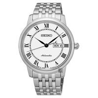 SEIKO精工 Presage 羅馬經典機械腕錶-白/40mm 4R36-04E0W(SRP761J1)