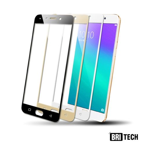 BRITECH 滿版鋼化玻璃保護貼-OPPO  R9 plus(白色)