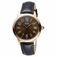ORIENT 東方錶 花漾年華機械女錶-咖啡/36mm WJFAC06001T