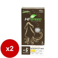 KIRIN 絲快染一分鐘快速染髮霜5號-自然棕色*2入