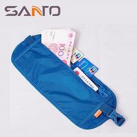 山拓Santo超薄貼身腰包戶外運動包防扒竊防扒包隱形腰包 W-02