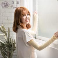 PEILOU 貝柔抗UV涼感防蚊萊卡袖套-甜美愛心