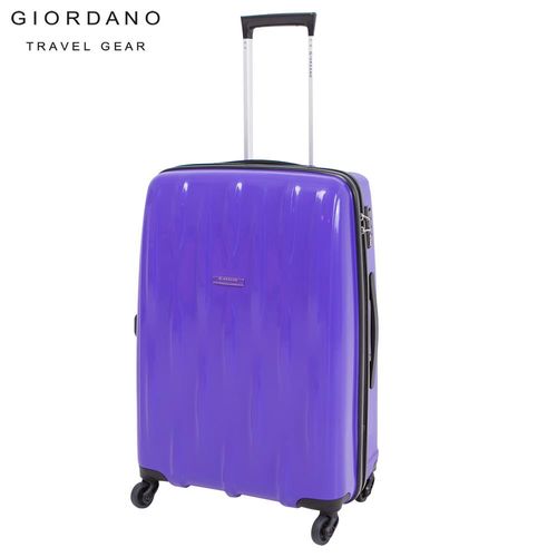 GIORDANO~ 佐丹奴 24吋花漾水流系列旅行箱(藍)