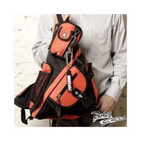 DF BAG SCHOOL - 率性斜背可拆式多功能休閒包-橘色