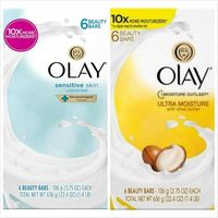 美國Olay歐蕾經典美容香皂(敏感肌膚專用)/乳油木果106g*6/組*4