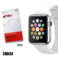 iMos Apple Watch(38mm)超抗潑水疏油效果保護貼-兩入