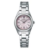 SEIKO 精工 Vivace 太陽能優雅電波女錶-粉紫/25mm 1B22-0BZ0P(SWFH063J)
