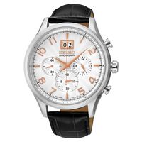 SEIKO精工 CS 爵士大日期視窗計時腕錶-銀/42mm 7T04-0AE0W(SPC087P1)