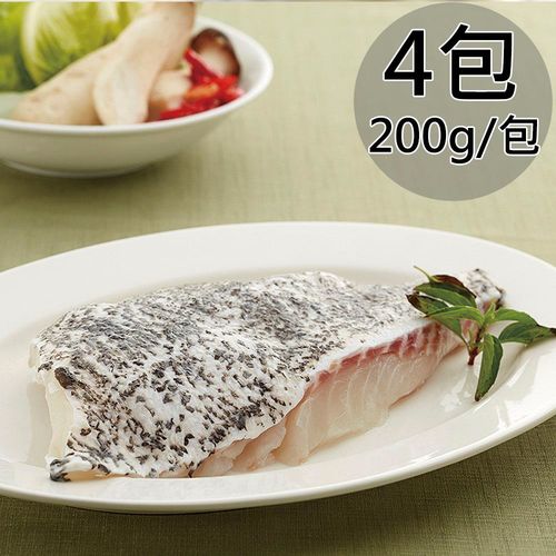 天和鮮物 龍虎斑帶皮魚排4包(200g/包)