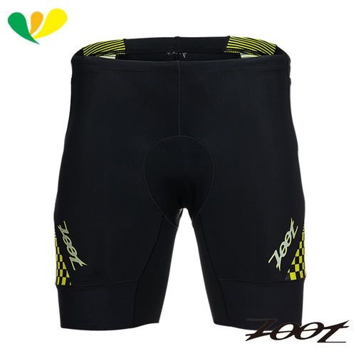 ZOOT 專業級７吋肌能鐵人褲(男)(格紋黃) Z1706021