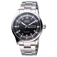 MIDO Multifort 先鋒系列機械腕錶-黑x銀/42mm M0054301105280