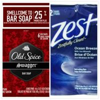 【美國 Old Spice 】經典香水皂-搖擺Swagger(141g)*2入/*4+Zest除汗味香皂海洋微風香(90g)*2/組*4