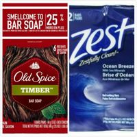 【美國 Old Spice 】經典香水皂-木香Timber(141g)*2入/*4+Zest除汗味香皂海洋微風香(90g)*2/組*4