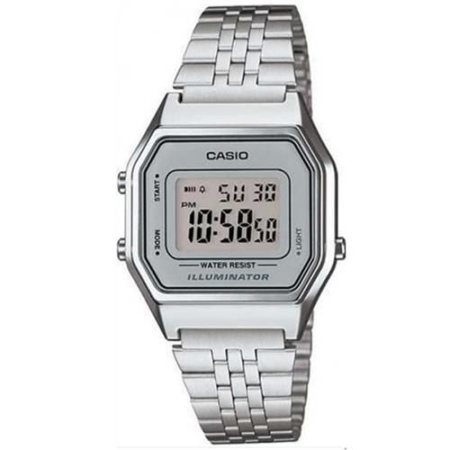 【CASIO】 經典復古數字型電子錶-灰面 (LA-680WA-7)