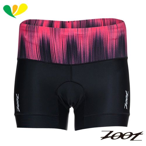 ZOOT 專業級肌能４吋鐵人褲(女)(焰彩紅) Z1706008