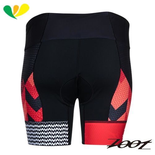 ZOOT 頂級碳離子6吋CC鐵人褲(女)(彩紋粉) Z1706002