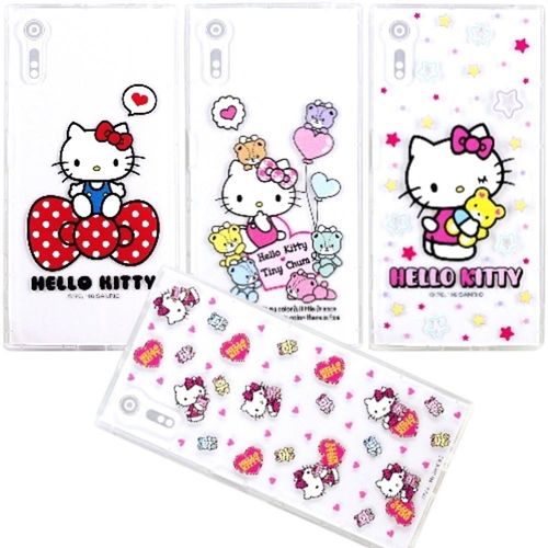 【Hello Kitty】SONY Xperia XZ 5.2吋 彩繪空壓手機殼