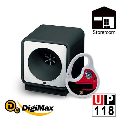 Digimax★UP-118 營業用專業型單孔式高音壓超音波驅鼠器 x 12D8攜帶型太陽能超音波驅蚊器