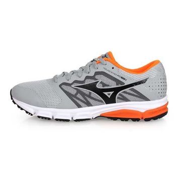 【MIZUNO】SYNCHRO MD 2 男慢跑鞋-跑步 美津濃 淺灰橘