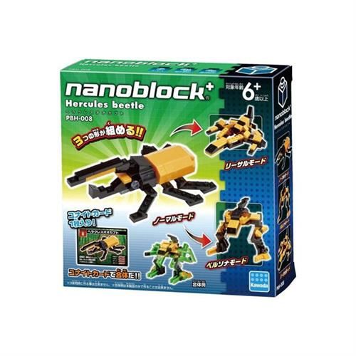 【Nanoblock PLUS 迷你積木】PBH-008 長戟大兜蟲