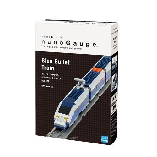 【Nanoblock 迷你積木】NGT-010 nanogauge 列車收藏 藍