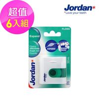 Jordan強效清新薄荷牙線(30m)6入組