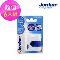 Jordan超滑清新薄荷牙線(30m)6入組