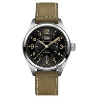 Hamilton KHAKI FIELD卡其野戰機械腕錶-黑x軍綠/42mm H70505833