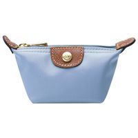 LONGCHAMP 經典Le Pliage系列迷你水餃零錢收納包(薄霧藍)