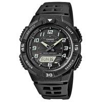 【CASIO】 新城市陽光遊俠電子運動錶-黑面 (AQ-S800W-1B)