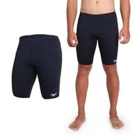 【SPEEDO】ENDURANCE 男運動及膝泳褲-游泳 四角泳褲 平口泳褲 丈青