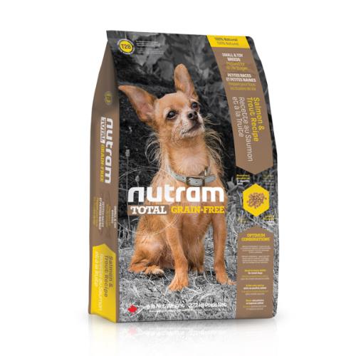 Nutram紐頓 T28無穀迷你犬 狗飼料 鮭魚配方 6.8公斤*1包
