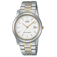 【CASIO】 世界富豪時尚指針紳士錶-羅馬白面 (MTP-1141G-7A)