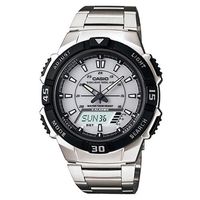 【CASIO】 新城市陽光遊俠電子運動錶-銀白 (AQ-S800WD-7E)