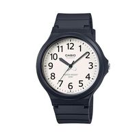 【CASIO】 超輕薄感實用必備大表面指針錶-數字白面 (MW-240-7B)