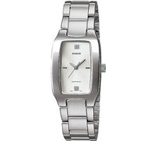 【CASIO】 清新時尚酒桶型指針腕錶-白面 (LTP-1165A-7C2)